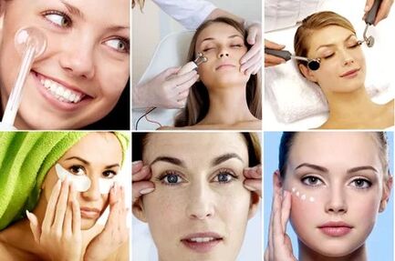 Skin rejuvenation method around the eyes