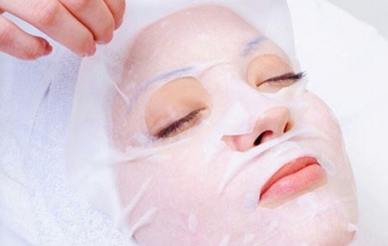 Compresses to clean the skin