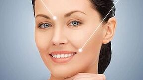 Fractional laser facial skin rejuvenation